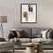 Stupell Industries Flowing Contrast Grey & Tan Floating Frame, design by Amber Sterling
